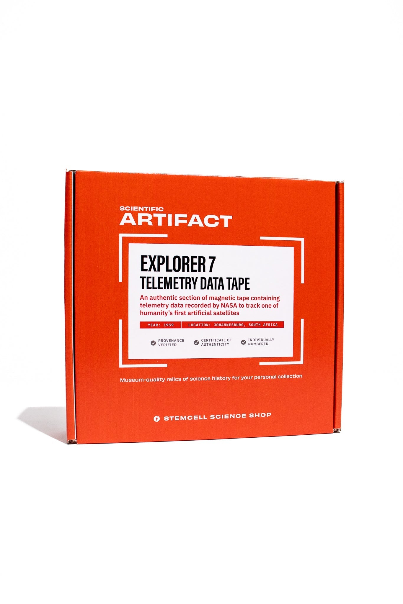 NASA Explorer 7 Satellite Telemetry Data Section