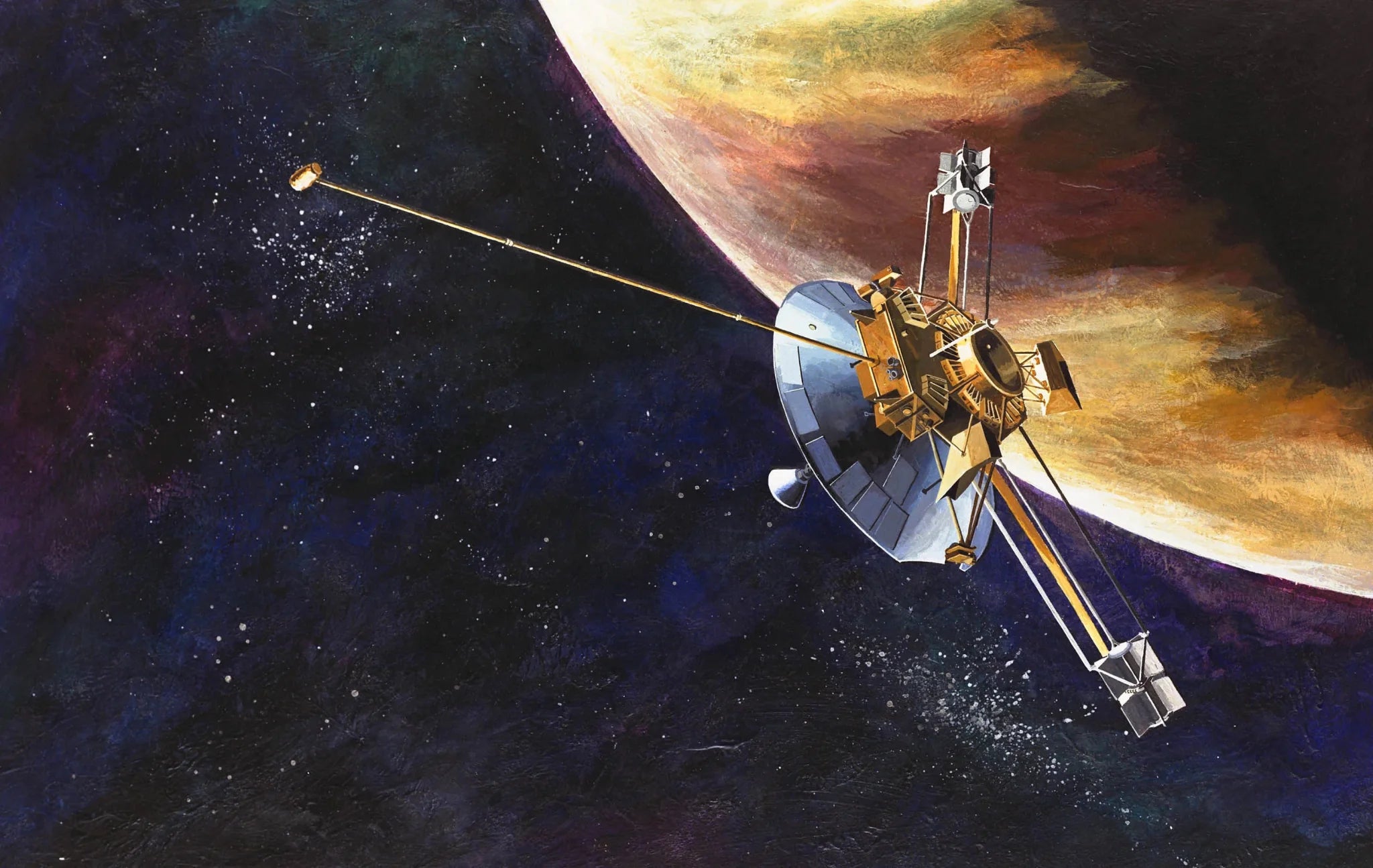 NASA Pioneer 10 Mission Data Section