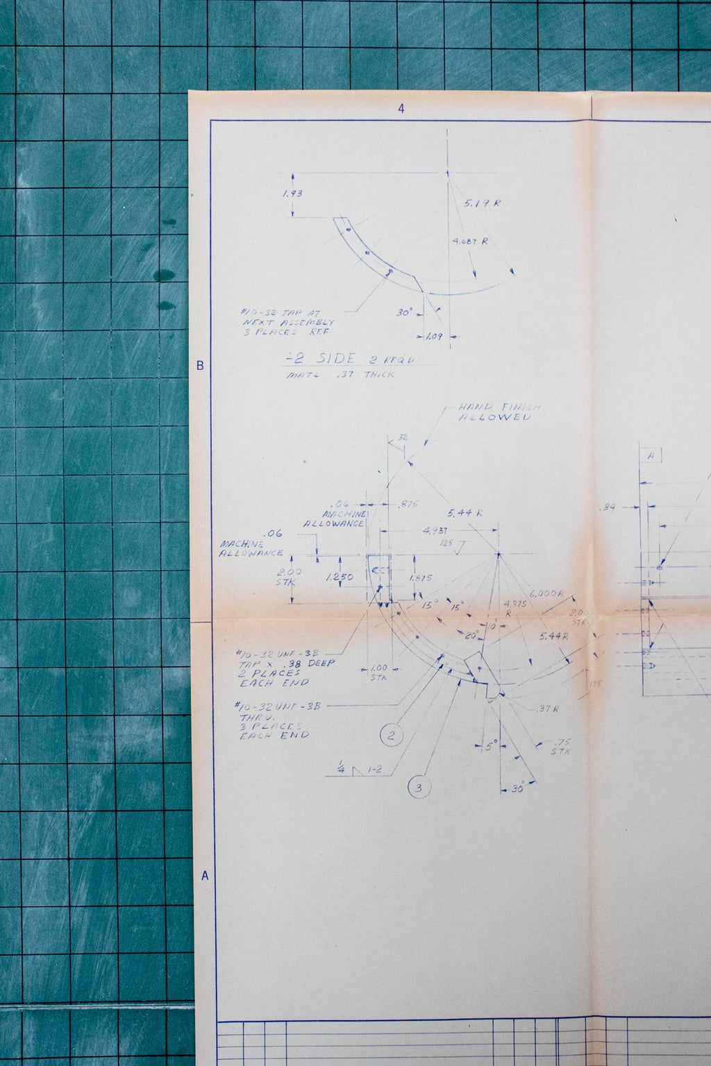 NASA Space Shuttle Blueprint Fragment