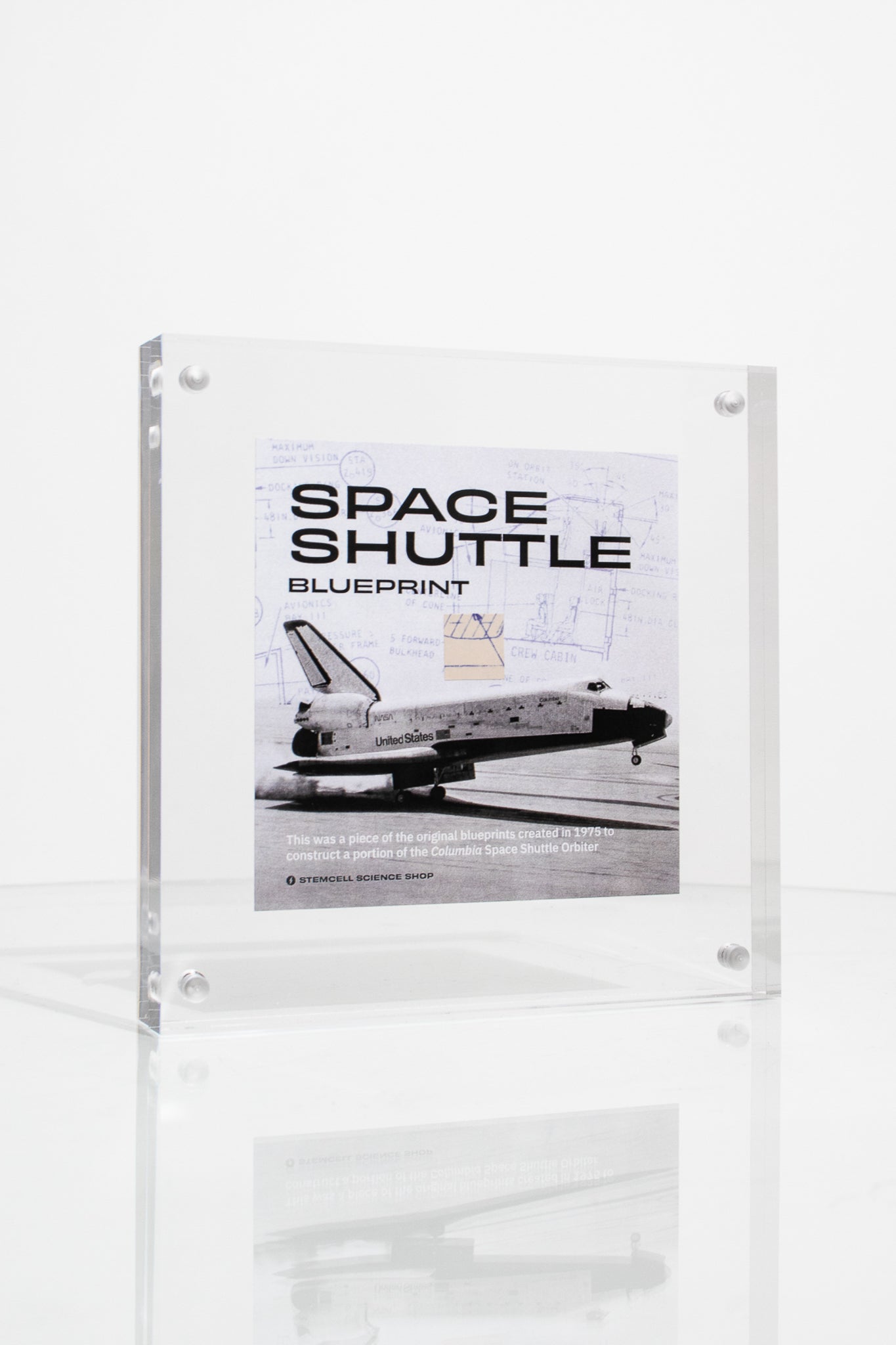 NASA Space Shuttle Blueprint Fragment